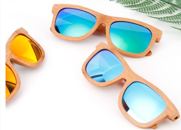 Bamboo Polarized Sunglasses Wood Frame Glasses