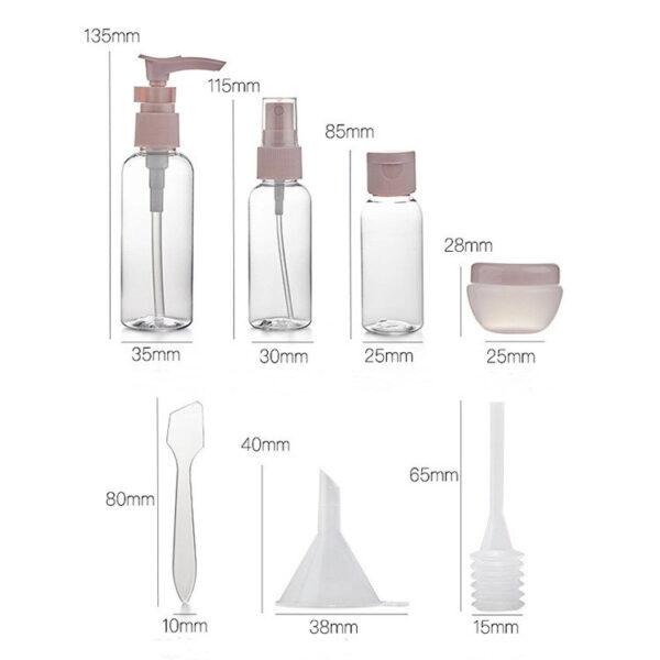 Cosmetics Travel Containers & Necessities Bottles Set