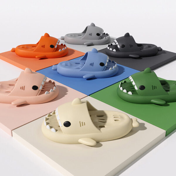 Shower Shoe Shark Beach Sandals With Drain Holes