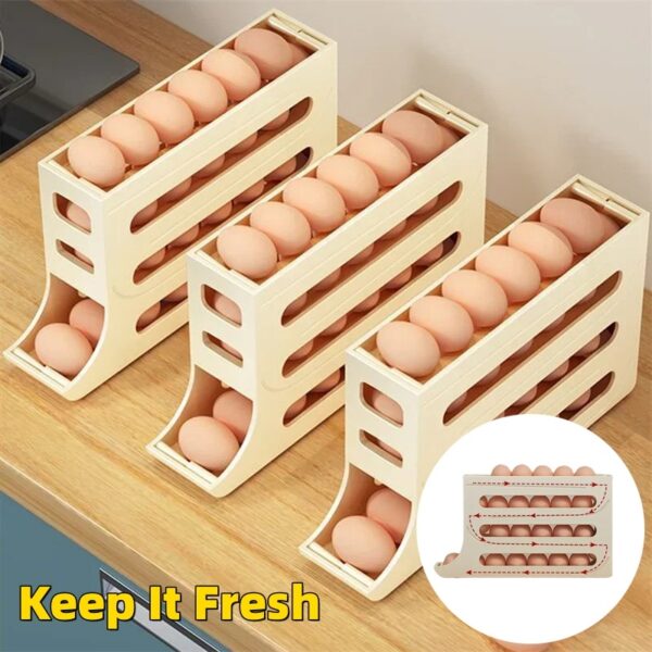 4-Layer Sliding Egg Tray