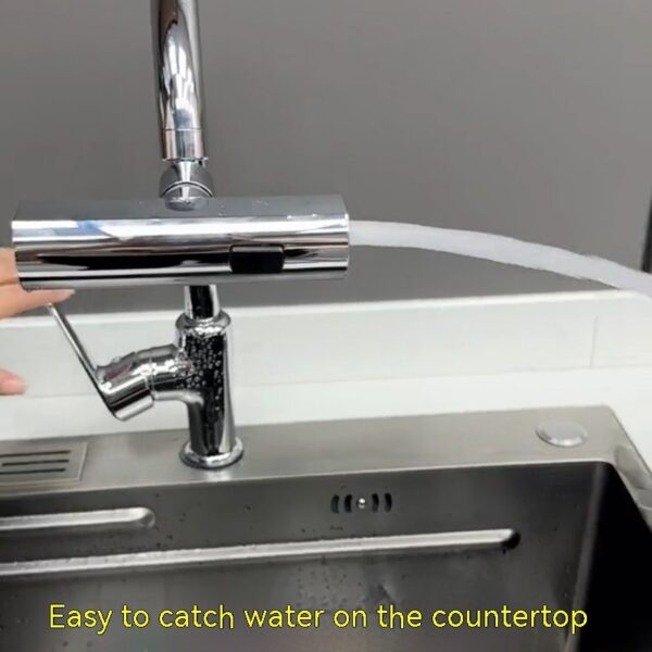 3-in-1 360° Waterfall Kitchen Faucet