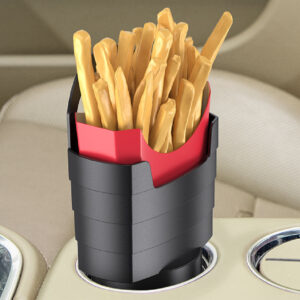 Car French Fries Cup Holder Black