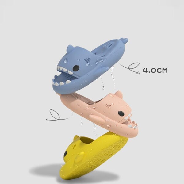 Shower Shoe Shark Beach Sandals With Drain Holes