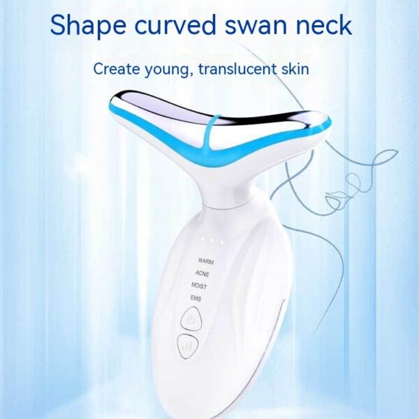 Micro-Glow Beauty Instrument Massager on Face and Neck