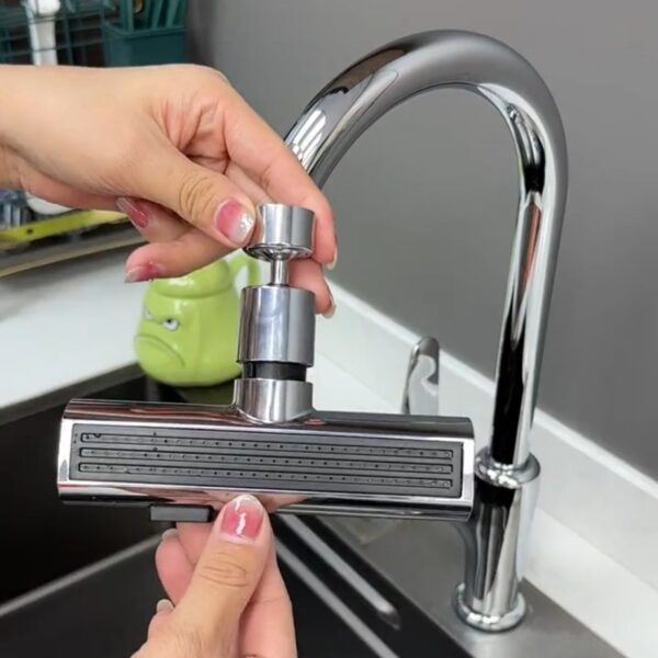 3-in-1 360° Waterfall Kitchen Faucet