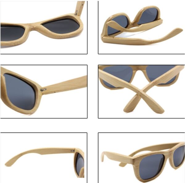 Bamboo Polarized Sunglasses Wood Frame Glasses