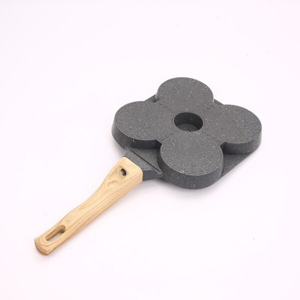 Four-hole Frying Pan, Medical Stone ,Non-stick.