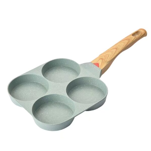 Four-hole Frying Pan, Medical Stone ,Non-stick.