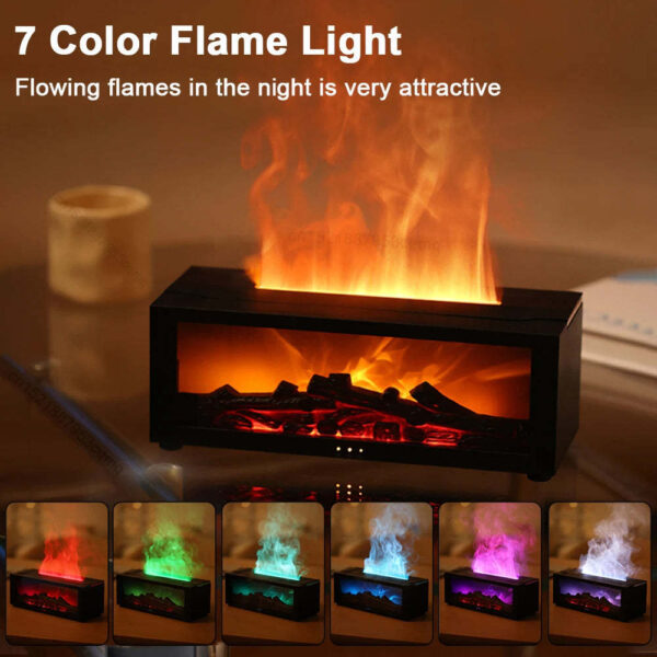 Cosy 3D Flame Effect Aromatherapy Diffuser