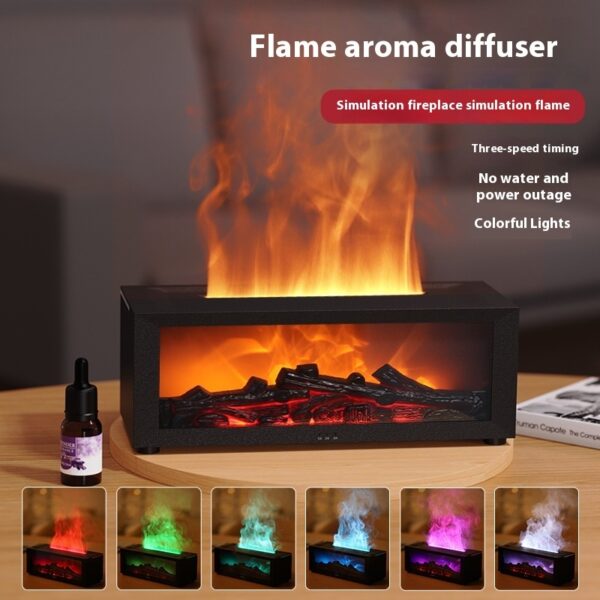 Cosy 3D Flame Effect Aromatherapy Diffuser