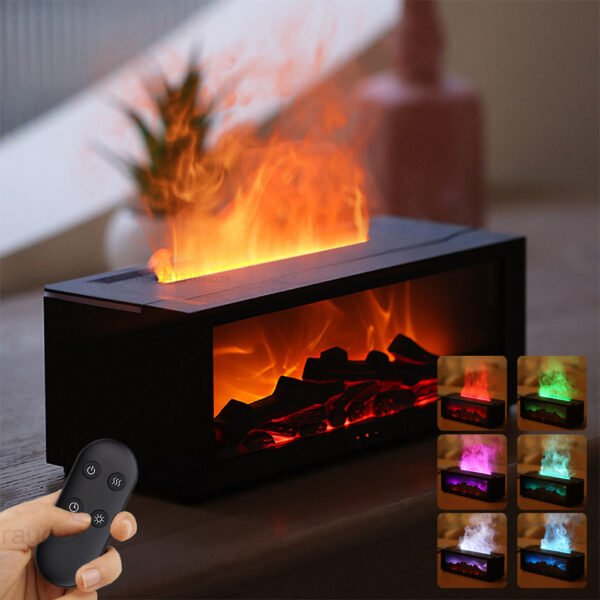 Cosy 3D Flame Effect Aromatherapy Diffuser